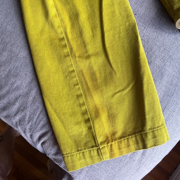 Big Bud Press Long Sleeve Jumpsuit - Yellow - XS - Picture 4 of 5